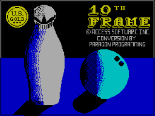 10th Frame title screen for ZX Spectrum